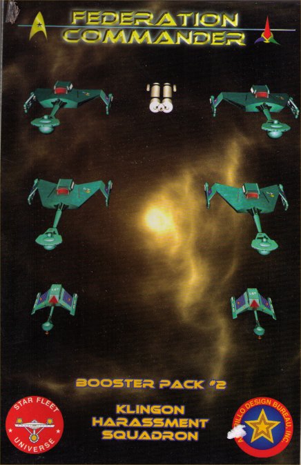 Federation Commander Booster Pack #2 - Klingon Harassment Squadron by Amarillo Design Bureau, Inc.